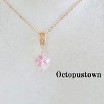 万能な力を発揮する 桜水晶のネックレス（12mm珠/ゴールドカラー）