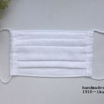 【ワイド】立体☆プリーツマスク　ホワイト