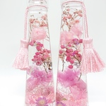 ハーバリウム☆円錐形ミディアム2本セット ピンク お彼岸 お供え 仏花 ギフト プレゼント 