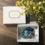 Blossoms：blue ── brooch