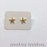 ワンポイント星ピアス