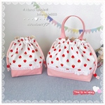 お弁当袋&コップ袋【2点セット】strawberry🍓cute💕