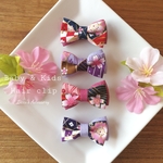 【ひな祭り・初節句にも♪】和柄リボンクリップ