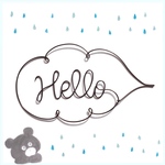 ♡ Hello ♡ 吹き出し風ワイヤークラフト