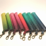 ご注文品　革手染めのペンホルダー