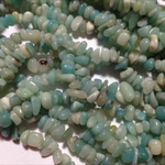 天然石アマゾナイトさざれ石約5〜8mm50個