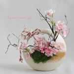 満月の桜～和風アレンジメント