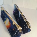 期間限定Sale!宇宙に輝く星雲 ☆ペンケース　ゴールド　