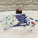 送料込 ガーゼハンカチ3枚セット 男の子①
