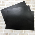 【特価品】牛革A3サイズ 3枚セット [A3set8] 姫路レザー 黒(ブラック)