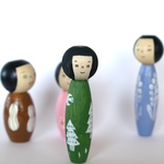 北欧かぶれのこけし