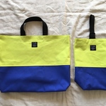   colorハンプのレッスンバッグセット  レモン×ブルー