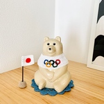 【再販】NEW しろくま貯金箱　オリンピックコーデ2点セット