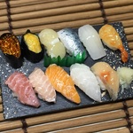 お寿司のミニチュア11貫