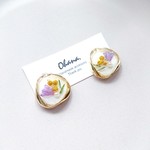 再販＊ミモザ ゴールド ニュアンス イヤリングorピアス