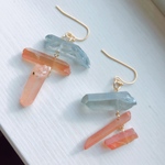氷柱のゆらゆらピアス