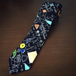 【残りわずか！】カラフル数学柄ネクタイ