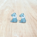 No.422　ミニチュアシュナウザーのピアス☆