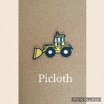 働く車のワッペン ブルドーザー