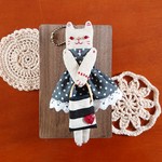 おめかし猫ちゃんのお出かけドールチャーム＊014