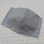【特大】大人用立体マスク＊グレー無地＊