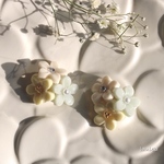 1点限り❀ フラワーブーケ ピアス