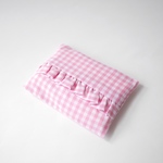 ポケット付きフリルティッシュケース