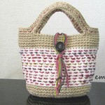 麻紐・ニットコラボ編みバッグ