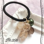 【送料無料】No.258  アンティーク大人ヘアゴム