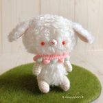 ＊kumahari＊ふわふわ ぺたんこ ウサギさん ホワイト