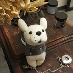 ぽっけに手 フレンチブルドッグの服を着た フレンチブルドッグ ぬいぐるみ