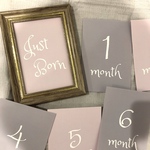 ˗ˏˋ 送料無料 ˎˊ˗  マンスリーカード ( pinkgray )