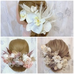 オーダー品✨ヘッドドレス★ウエディング★ナチュラル★ガーデン★結婚式★花嫁★卒業式★ヘアアクセサリー★ヘッドパーツ★マタニティフォト★成人式