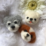 *。ポンポンシュナ、シーズー、ペキちゃんのキーホルダー*｡