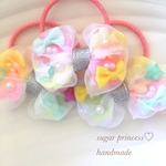 tonori様専用♡ オーガンジーヘアゴム ベビー♡キッズ♡ちょっとしたプレゼントにも♡