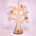 受注生産☆sopoの森のアクセサリースタンド(フクロウ)