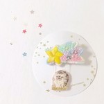 揺れる！流れ星ブランコとハリネズミのブローチ