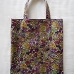 ぺったんこバッグ*リバティ*Margaret Annie*バイオレット*32×28㎝