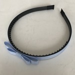 キッズ★センターリボンのシンプルカチューシャ★水色