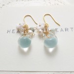『可愛いを、300円で。』アメリカンティアドロップビーズのピアス／イヤリング❁*·⑅