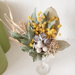 ミモザ実物コサージュ