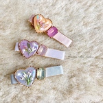 オレンジ＊キッズミニヘアクリップ