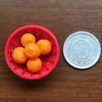 ミニチュアみかん籠