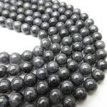 黒翡翠(ブラックジェダイト)/size(6㎜玉)/1set(10玉)/No375a25