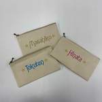 フラットポーチ　名前入り