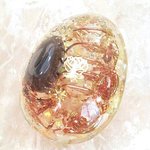 エネ重視【オルゴナイト】だ円型☆イエロー