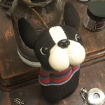 ぽっけに手 ボストンテリア ぬいぐるみ