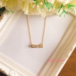 あやがめさん。専用ページ💎✨ストレートリボンネックレス✨グルーデコ　ゴールド