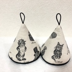 ☆可愛い動物達(猫ちゃん多め)生成 三角鍋つかみ ストウブ、ルクルーゼに！