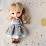 ＊ミディブライス＊お花エプロン＊246＊３点セット＊ブライスアウトフィット＊ blythe outfit＊